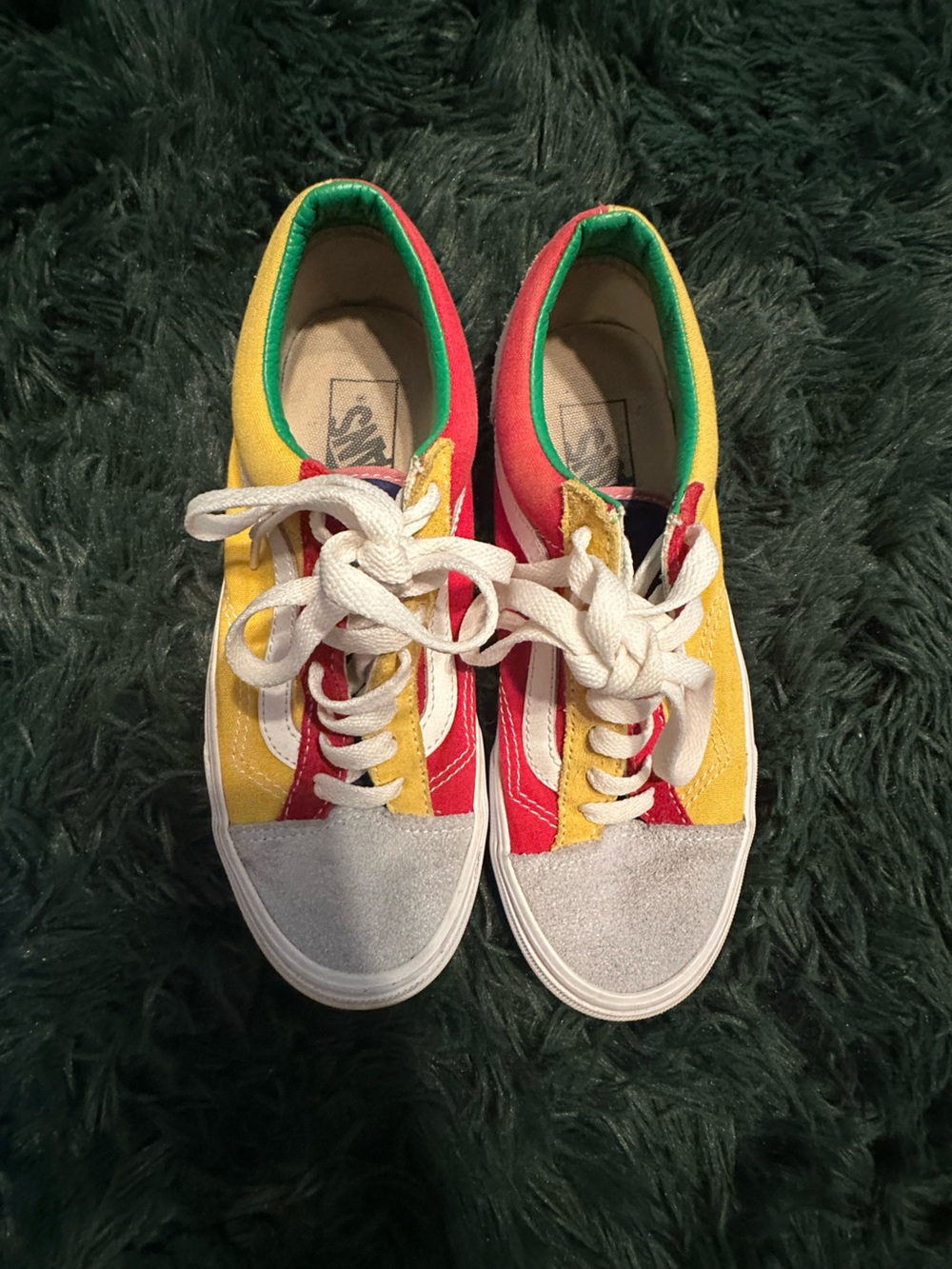 Vans Style 36 Sunshine Multi True White Colorblock Sneakers Women’s 7 - Picture 2 of 9
